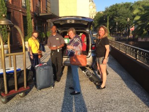 Arrival into the Bohemian Hotel